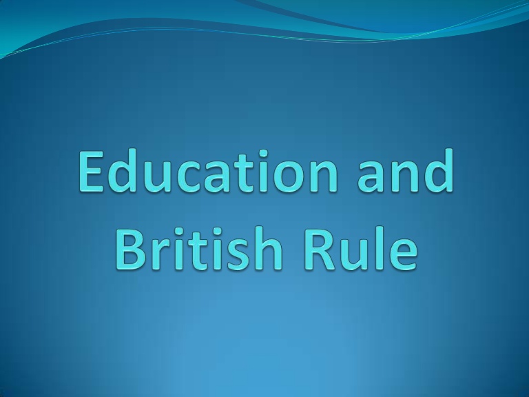 The Historical Views of Education Policies in the UK