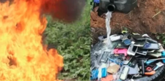 Ibadan Polytechnic burns students’ phones