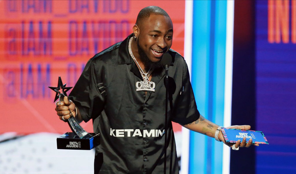 DAVIDO Wins Best International Act At The 2018 BET Awards