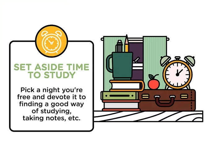 Set aside time to study | Andrea Althoff